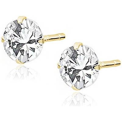 Olivie stříbrné náušnice gold 7550
