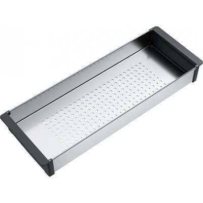 Odkapávací miska do velké komory dřezu FRANKE 112.0066.060, 156 mm x 417 mm, nerez / černý plast
