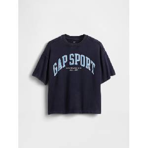 GAP Детска oversize тениска Gap Sport GAP GAP | Sin | Момчешки | 104/110