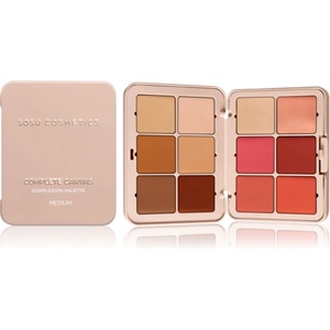 SOSU Cosmetics Complete Canvas Complexion Palette мултифункционална палитра за лице цвят Medium 26.4 гр