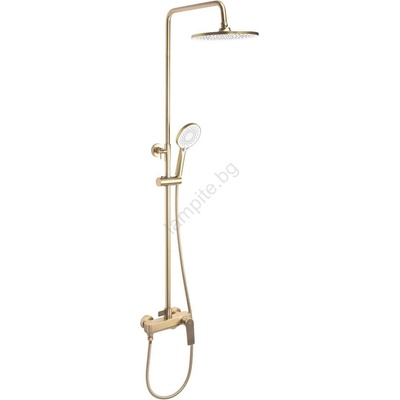 Rea Rea-p2400 - Душ комплект avalon със смесител, четкано злато (re0005)