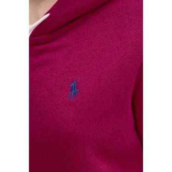 Ralph Lauren Суичър Polo Ralph Lauren в розово с качулка с изчистен дизайн (211943008)