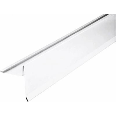 Závětrná lišta klasik s odkapem r.š.333mm Al Hliník Lakovaný RAL 9010 bílá dl.2m