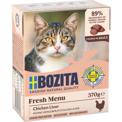 Bozita Котешка храна с пилешки дробчета в сос 370 г