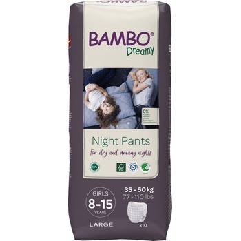 Bambo Dreamy Night Pants 8-15let Girl 35-50 kg 10 ks