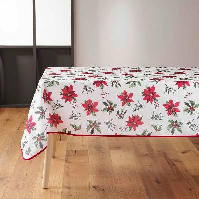 douceur d'intérieur obrus s vianočným motívom Amaryllis 150x240cm