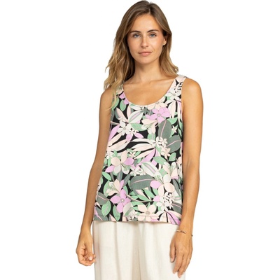 Roxy Flowing Tank Printed anthracite palm song