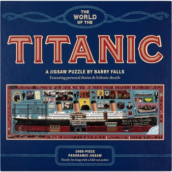 Laurence King Панорамен пъзел Laurence King от 1000 части - Светът на Титаник (9781399632836)