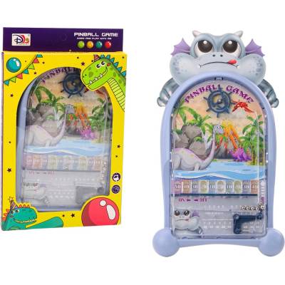 LEAN TOYS Pinball arkádová hra – Dinosaurus, drak modrý
