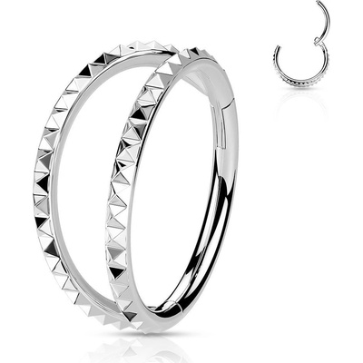 Šperky4U Kruh helix cartilage tragus piercing NS0051ST-1208