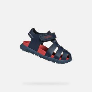 Geox Тъмносини сандали Geox Fusbetto за момчета Geox | Sin | Момчешки | 25