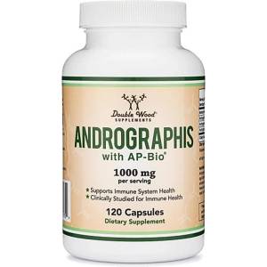 Double Wood Supplements Andrographis with AP-Bio, 300 mg, 120 капсули, Double Wood (00755 DW)