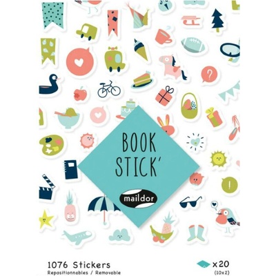 D.A. Samolepky BOOK STICK´- Volný čas (1076ks)
