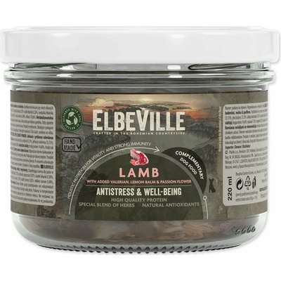 Elbeville dog Tranq&Well-being jahňa s valeriánom 220 ml