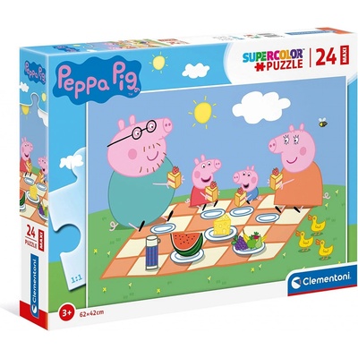 Clementoni Prasátko Peppa MAXI 24 dielov