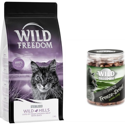 Wild Freedom Adult Wild Hills Sterilised kachní bez obilovin 2 kg