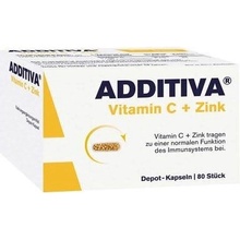 Additiva Vitamín C + Zinok 80 kapsúl