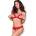 Obsessive 870-SEC-3 2 pcs Set Red L/XL