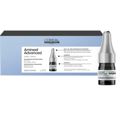 L’Oréal Professionnel Serie Expert Aminexil Advanced ampuly pre rast vlasov a posilnenie od korienkov 42x6 ml