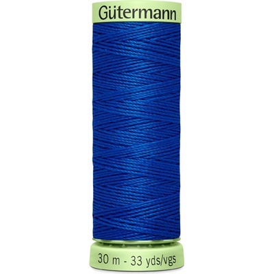 Knoflíková prošívací nit Gütermann modrá