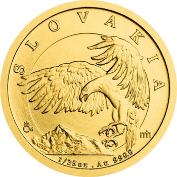 Česká mincovna Zlatá minca Orol 2024 stand 1/25 oz