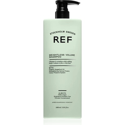 Ref Stockholm Weightless Volume Shampoo шампоан за тънка коса без обем в корените 1000ml
