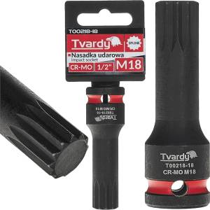 Tvardy Ударна вложка spline 1/2" m18 cr-mo 82049 (t00218-18)