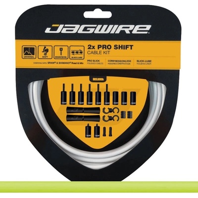 Jagwire sada 2x Pro Shift Kit Organic Green