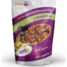 Hanny Food Sušené kuracie prsia s banánom 100 g