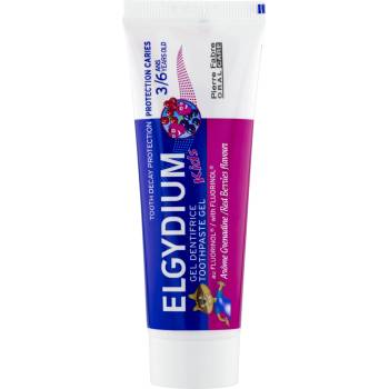 ELGYDIUM Kids Гелообразна паста за зъби, горски плодове, 3-6 години, 50 ml