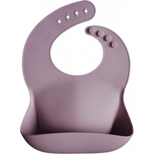 Mushie silikónový podbradník pale mauve