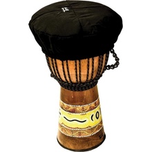 Authentic Čapica pre Djembe a Šamanský bubon ochrana kože 35-38 CM čierna