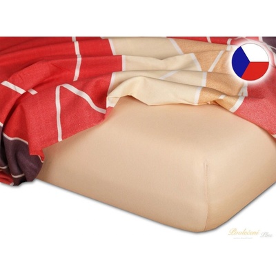 Dadka Jersey prostěradlo medové 60x190x10