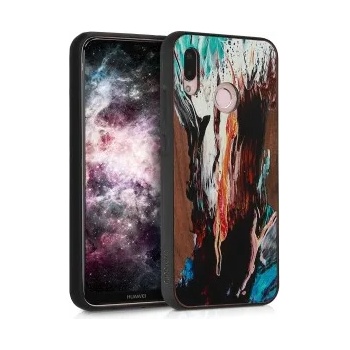 Image 1 of kwmobile Дървен калъф за Huawei P20 Lite - оранжев