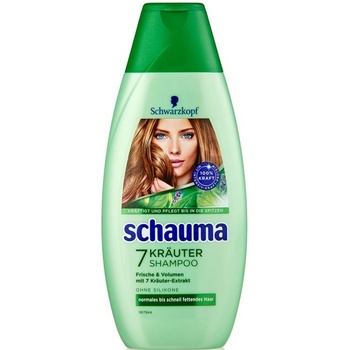 Schauma 7 Bylín šampón na normálne a mastné vlasy 400 ml