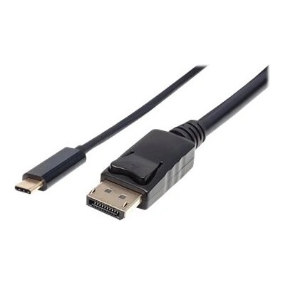 Manhattan MANHATTAN USB-C към DisplayPort адаптер кабел 2m черен (152464)