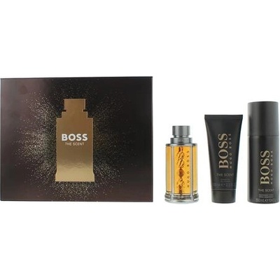 HUGO BOSS The Scent комплект EDT за мъже 10 мл + душ гел 100 мл + дезодорант 150 мл