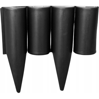 BRADAS Plastový obrubník - palisáda 2,5m, 225mm, černá PALGARDEN