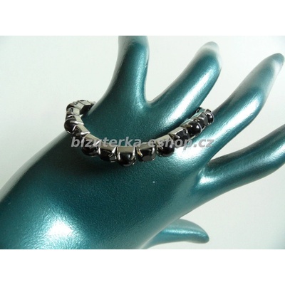 Bizuterka-eshop.cz s kamínky a perličkami černý BZ-04829