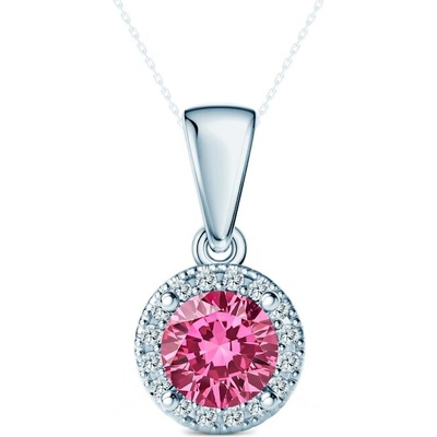 Savicki Prívesok This is Love biele zlato ružový laboratórny diamant laboratórne diamanty TIL Z01 BR 050 LABPINK B