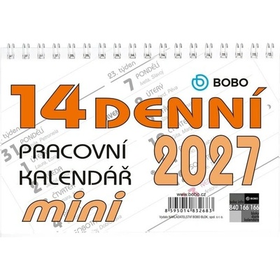 Stolní pracovní MINI 14denní 2027
