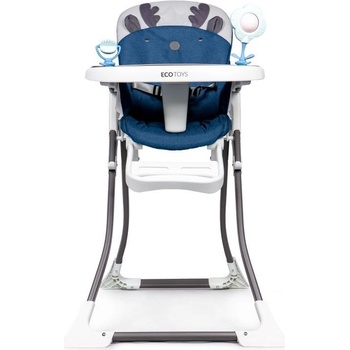 EcoToys se stolečkem Sobík modrá 904