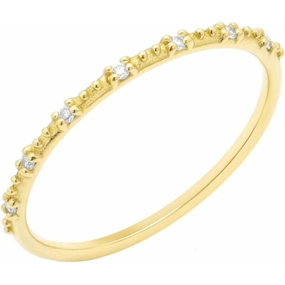 Eppi Minimalistický prsteň s diamantmi Tess R46622