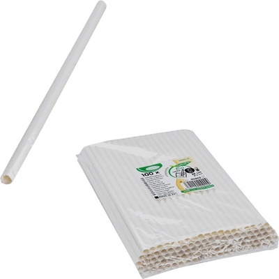 Wimex Slamka papierová biela Jumbo O8mm x 25cm