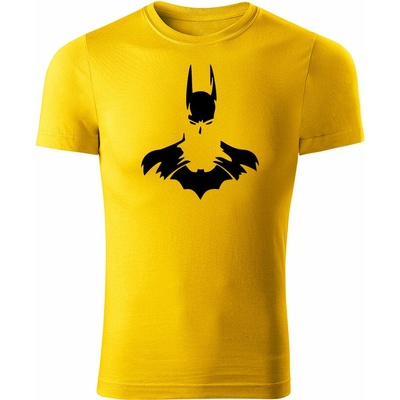 Tričko Batman pánske tričko žlté čierne