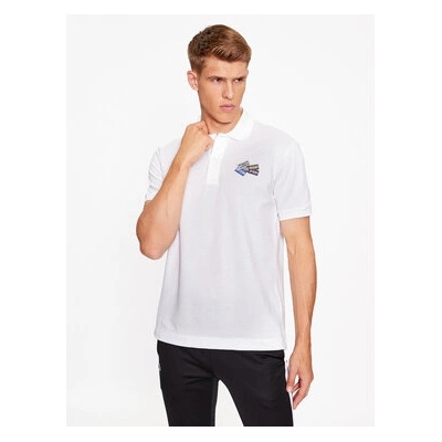 Lacoste Тениска с яка и копчета PH2052 Бял Regular Fit (PH2052)