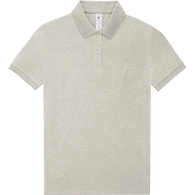 B&C Dámske polo tričko PW463 Heather Grey Fog
