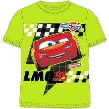 E plus M chlapčenské tričko s krátkym rukávom Cars Pixar Blesk McQueen zelené