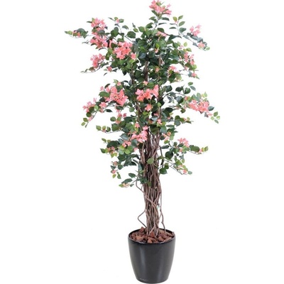 Luxusní umělý kvetoucí strom Bougainvillea LIANA růžová, 150cm