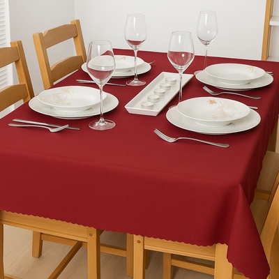 EVENIT Teflónový obrus UNI 354 bordová Polyester 100x100 cm